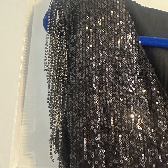 Betsey Johnson Black Sequin Dress Medium NWT - Picture 8 of 11